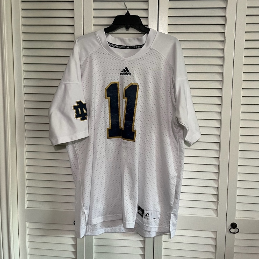 Notre Dame Adidas #11 Jersey Size XL